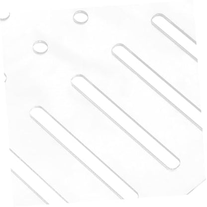 Yardwe Fish Tank Divider Panel Transparent Acrylic Separator for Aquariums Easy to Install for Fish Isolation and Breeding Includes Cups