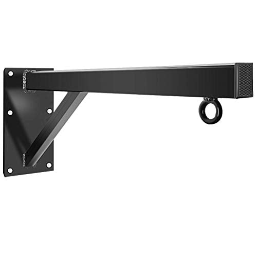 Aoneky Heavy Duty Punching Bag Wall Mount Bracket, 1000LB Capacity Universal Boxing Bag Hanger for MMA, Muay Thai, Home Gym Training, Solid Steel Construction with 6 Bolts - size: 28 inch