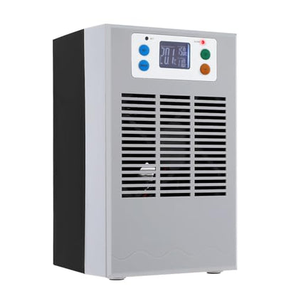 30L/7.93Gallon Aquarium Chiller, Fish Tank Water Cooler with Compressor Refrigeration Pump Special Quiet Design Refrigeration Compressor for Axolotl Coral Jellyfish - size: 30L/7.93Gallon