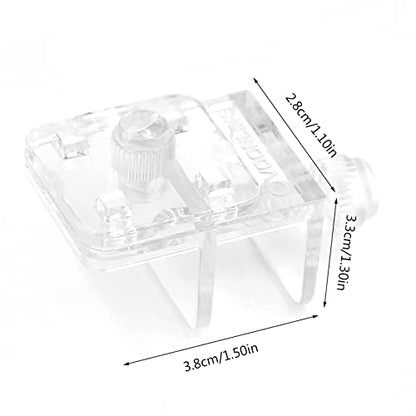 2pieces Aquarium Net Clamp Clear Mesh Netting Fish Tank Anti-Jumping Clamp Anti-Escape Replacement Clips Fish Tank Glass Cover Clips