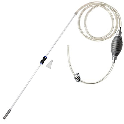 AREPK 10 Gallon Fish Tank cleaner and Aquarium Water Changer Siphon with a Thinner Tubing. Perfect for Cleaning Small Tanks, Gravel Vacuum for Aquarium Kit