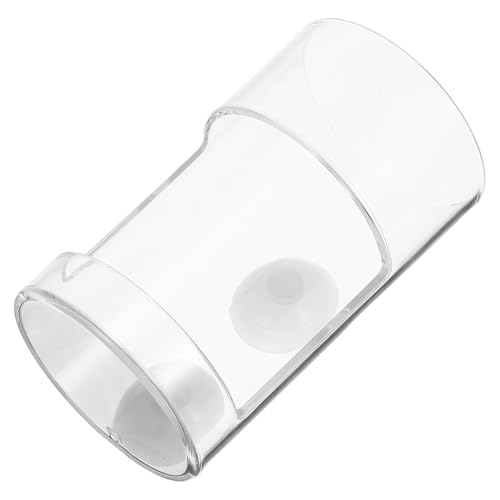 UKCOCO Aquarium Feeder Ring with Suction Cups Small Fish Feeding Cup for Tank Supplies Sinking Feeding Tube to Prevent Food Drift for Fish and Shrimp