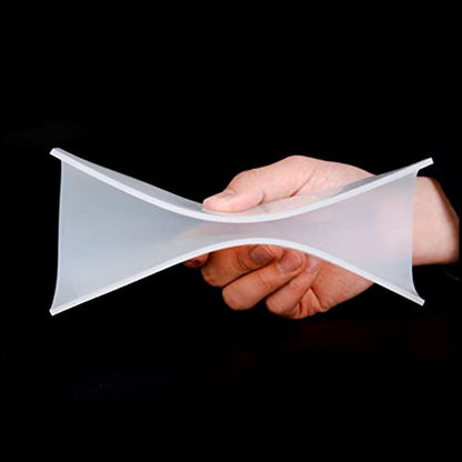 Silicone Rubber Sheet, 500x500mm Clear Translucent Plate Mat High Temperature Resistance Rubber Pad, 1pcs(T3mm) - size: T3mm