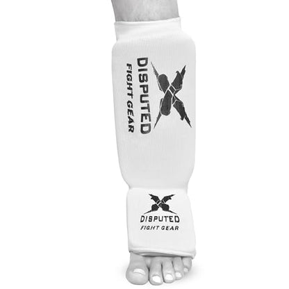 XD Elastic Cloth Shin Instep, Professional Training MMA Muay Thai Kickboxing Sparring Boxing Leg & Foot Protection for Kids and Adults 2X - size: X-Small