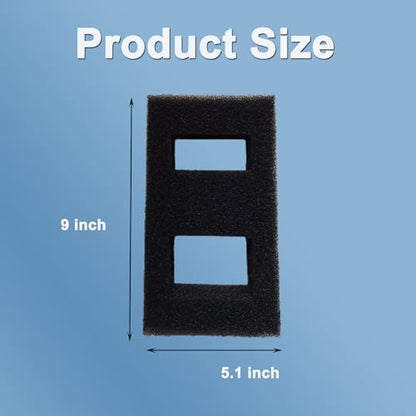 4 Pcs Foam Filter Pads for Fluval SPEC Aquarium Bio Sponge Replacement Fish Tank Aquarium
