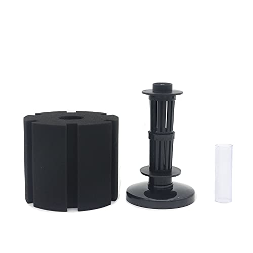 2 Pcs Large Sponge Filter Kit with Airline Tubing, Air Pump Valves, Suction Cups for 125 Gallon Tank