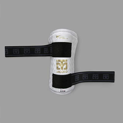 MOOTO Korea Taekwondo Extera S2 Forearm Protector Guard a Pair WT Logo Training Match Gym School Academy (Small(Length 24cm or 0.78 ft))