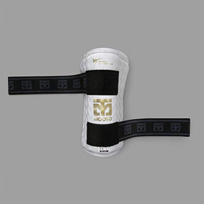 MOOTO Korea Taekwondo Extera S2 Forearm Protector Guard a Pair WT Logo Training Match Gym School Academy (Small(Length 24cm or 0.78 ft))