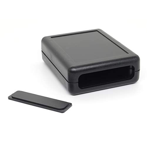 5 Pieces ABS Plastic Electrical Project Case Power Junction Box, Project Box Black 3.5 x 2.8 x 1.1 inch (90 x 70 x 28 mm) - size: 3.5" x 2.8" x 1.1"(5pc)
