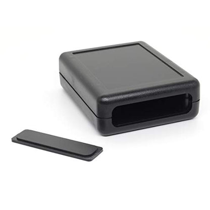 5 Pieces ABS Plastic Electrical Project Case Power Junction Box, Project Box Black 3.5 x 2.8 x 1.1 inch (90 x 70 x 28 mm) - size: 3.5" x 2.8" x 1.1"(5pc)