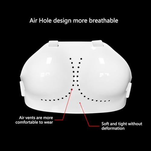 Womens Fencing Sports Chest Guards, Breathable Breast Protectors for, Breastplate with Adjustable Strap Breastplate Guard Protections Guard - size: Medium