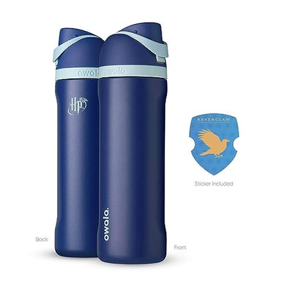 Owala Harry Potter FreeSip Stainless Steel Water Bottle 24 oz Ravenclaw - color: Ravenclaw, size: 24 Ounces