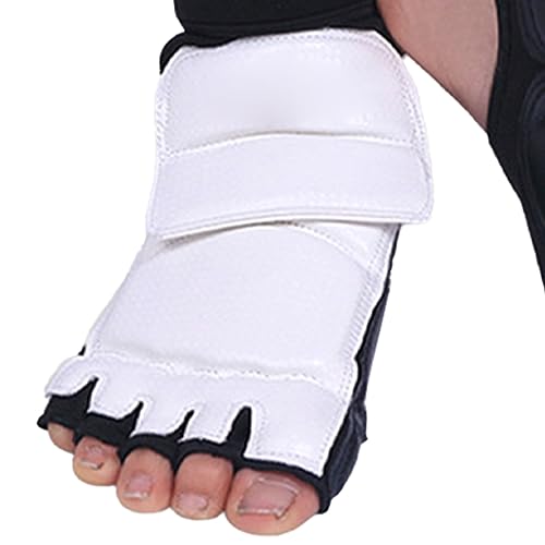 Taekwondo Foot Protector Double Fixation Elastic Cloth Surrounding Design for Kids - size: X-Large