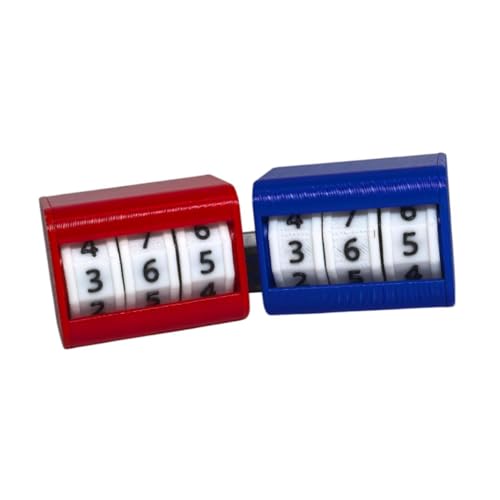 Colaxi Tabletop Snooker Scoreboard, 2-Piece 3-Digit Split Score Counter for Billiards and Multi-Sport Games, Style D - size: style D