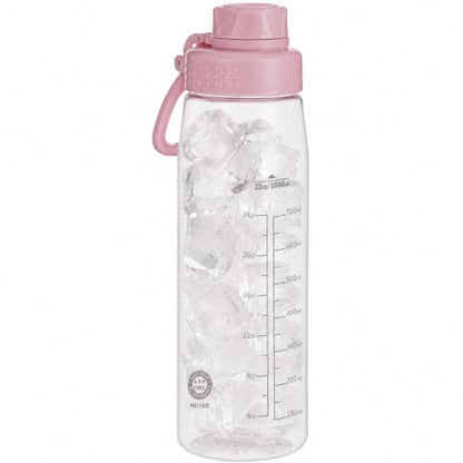 32oz Clear Water Bottle - BPA-Free Tritan Plastic, Fast Flow Spout Lid, Wide Mouth & Leakproof Design Hiking Water Bottle Suitable for Travel, Outdoors, Gym, Travel, Home, School（Pink） - color: Pink