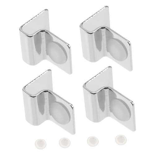 Levemolo 4pcs Fish Tank Glass Cover Brackets Clips for Aquarium Lids Easy Installation Support for All Fish Tanks - size: 2.1x1.5cm