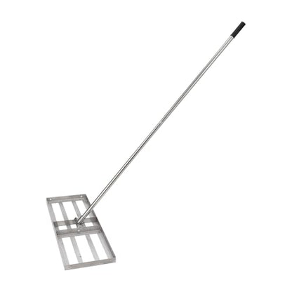 36 Inch Heavy-Duty Hand-Pushed Land Leveler with Stainless Steel Plate, Lawn Leveling Rake & Soil Tool for Leveling Garden/Yard Ground, Sand & Topdressing, Durable Leveling Equipment
