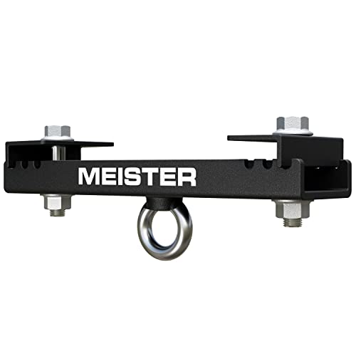 Meister Beam Clamp Hanger Mount for Heavy Bags & Overhead Gear | Commercial-grade low-profile ceiling mount for I-Beams & H-Beams. For boxing punching bags, suspension straps & more - style: Beam Flange Width: 7.5" - 9.5" (19 - 24cm)