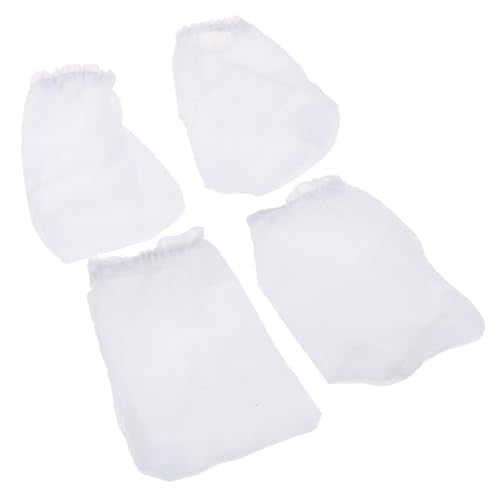 5pcs Aquarium Filter Bag Fish Tank Mesh Cotton Elasticated Bag Cleaning Tools
