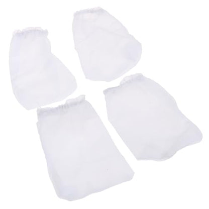 5pcs Aquarium Filter Bag Fish Tank Mesh Cotton Elasticated Bag Cleaning Tools