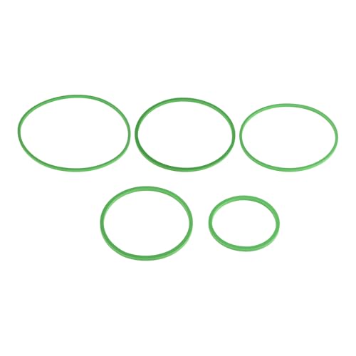 Fish Feeding Ring, Floating Plant Corral, Aquarium Floating Plant Ring, Floating Ring Aquarium Feeding Ring, Fish Tank Plant Corral Set for Aquarium Accessories, 5pcs, Green