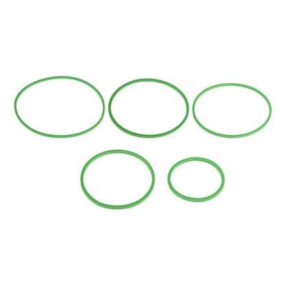 Fish Feeding Ring, Floating Plant Corral, Aquarium Floating Plant Ring, Floating Ring Aquarium Feeding Ring, Fish Tank Plant Corral Set for Aquarium Accessories, 5pcs, Green