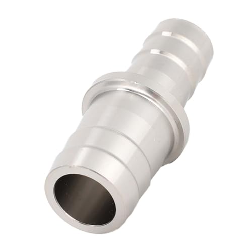 Silver Stainless Steel Aquarium Pipe Adapter Leak-Proof Joint Water Connector Fitting for Fish Tank Air Pump(16mm to 22mm) - size: 16mm to 22mm