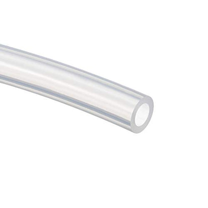 uxcell Silicone Tubing 3/8"(10mm) ID X 5/8"(16mm) OD 3.3ft(1m) Silicone Rubber Tube Air Hose Water Pipe for Pump Transfer Clear - size: 10mm x 16mm