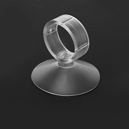 Naroote Aquarium Suction Cups, 20Pcs Set Fish Sucker for Securing Tube, Airline Tubes, Elastic Gel Fish Suction Cup with Good Suction and Easy Installation (1/2)