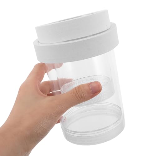 Floating Fish Fry Incubation Box Coarse and Fine Mesh Aquarium Divider for Betta Guppy Shrimp Breeding, Plastic Floating Hatchery Isolation Box for Fish Tank Nursery
