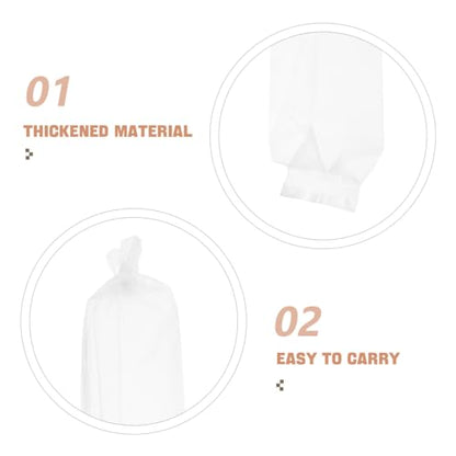 50pcs Clear Plastic Fish Transport Bags, Thick Aquarium Shipping Pouches for Live Fish, Secure Closure packing bags for Long Distance Transport, Temporary Isolation