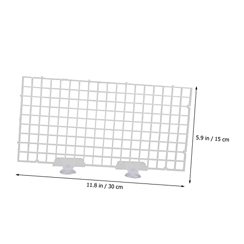 1set Fish Breeding Divider Aquarium Isolation Board Tank Separator Design for Mixed Breeding Aggressive Fish Separation Easy to Install and Expand