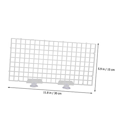 1set Fish Breeding Divider Aquarium Isolation Board Tank Separator Design for Mixed Breeding Aggressive Fish Separation Easy to Install and Expand
