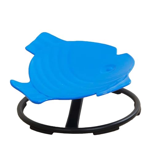 Children's Vestibular Balance Training Equipment Props, Children's Spinning Disk Toys,Blue - color: Blue