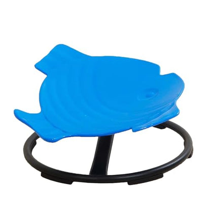 Children's Vestibular Balance Training Equipment Props, Children's Spinning Disk Toys,Blue - color: Blue