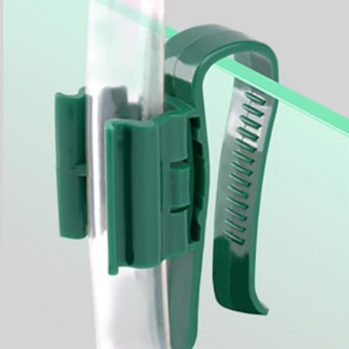Abaodam 4Pcs Water Bucket Clips Multifunction Fixing Clips for Aquarium Water Inlet Outlet Durable Plastic Pipe Holders Easy Installation for Fish Tank Maintenance