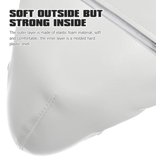 Totority Kids Groin Protector Taekwondo Crotch Guard for Boxing MMA Karate | Breathable Adjustable Wear-Resistant PU Core, Professional Sparring Gear for Boys Girls Youth Training 9.06x6.69x0.39 in