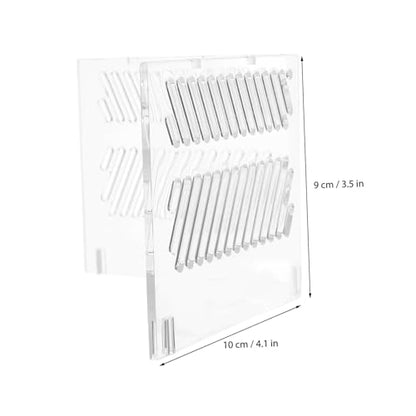 SUPVOX Acrylic Aquarium Grid Divider Pump Isolation Plate for Clean Water Protects Aquarium Pumps from Sand Easy to Install Fish Tank Partition for Versatile Filtration