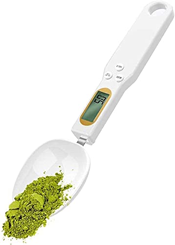 Mabron Electronic Kitchen Digital Food Spoon Scales Accurate Weighing Teaspoon Scale in Grams Oz with LCD Display for Baking Cooking Cake Medicine 500g/0.1g (multicolor