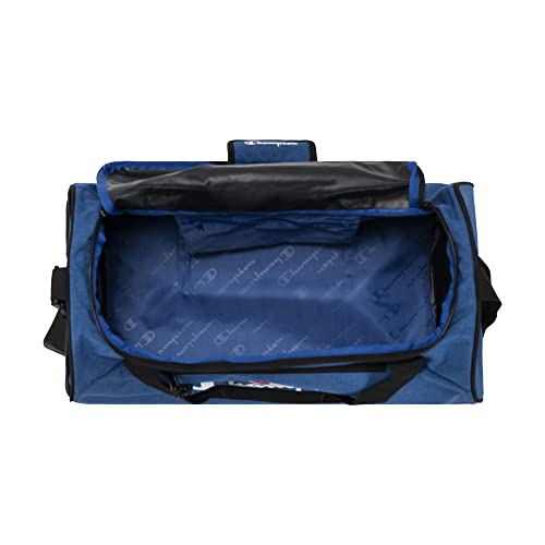 Champion Unisex Adult Logo Duffel Bags, Surf Heather, One-Size US - color: Surf Heather, size: One Size
