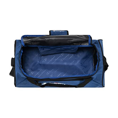 Champion Unisex Adult Logo Duffel Bags, Surf Heather, One-Size US - color: Surf Heather, size: One Size