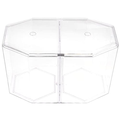 ARTIBETTER Transparent Fish Isolation Tank Two Compartments High- Breeding Box for Betta and Small Fish Aquarium Incubator for Spawning and
