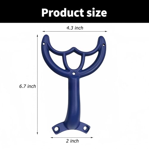 5 Pcs 52’’Ceiling Fan Blades Arms Replacement,Ceiling Fan Blades Arms Replacement Parts Mounting Bracket Kit for Replacing The Worn Fan Blades,Keep The Balance and Good Performance (Blue) - color: Blue