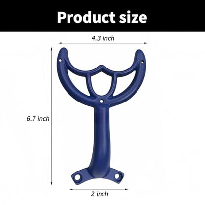 5 Pcs 52’’Ceiling Fan Blades Arms Replacement,Ceiling Fan Blades Arms Replacement Parts Mounting Bracket Kit for Replacing The Worn Fan Blades,Keep The Balance and Good Performance (Blue) - color: Blue