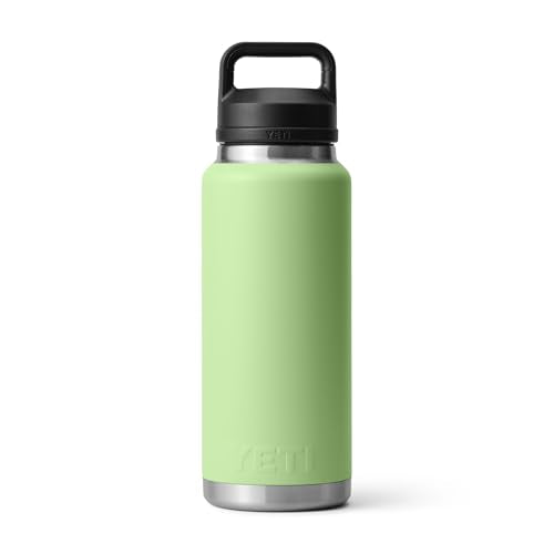 YETI Rambler 36 oz Bottle, Vacuum Insulated, Leakproof, Stainless Steel with Chug Cap - color: Key Lime