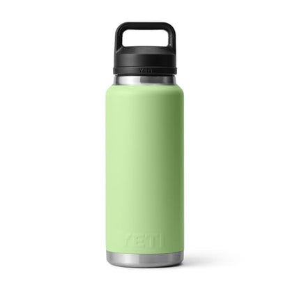 YETI Rambler 36 oz Bottle, Vacuum Insulated, Leakproof, Stainless Steel with Chug Cap - color: Key Lime