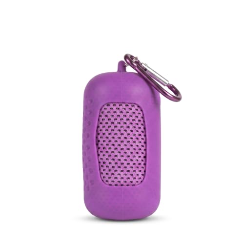 Quick Absorbent Rapid Cooling Travel Sports Towel Lightweight Compact Camping Swimming Gym Purple - color: Purple