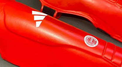 adidas Shin Guards - color: Red