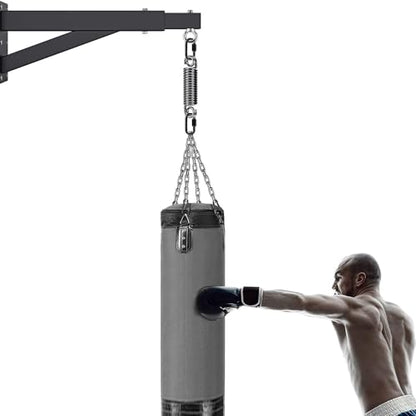 SELEWARE Heavy Duty Heavy Bag Spring for Punching Bags up to 300 lbs - color: Silver-1 Pcs Straight Spring Only