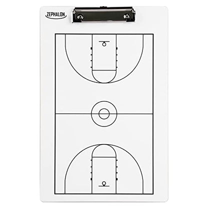 Dry Erase Basketball Clipboard for Coaches Double Sided Board, 14.5" x 9.5"